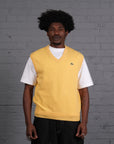 Vintage Lacoste Knitted Vest in Yellow