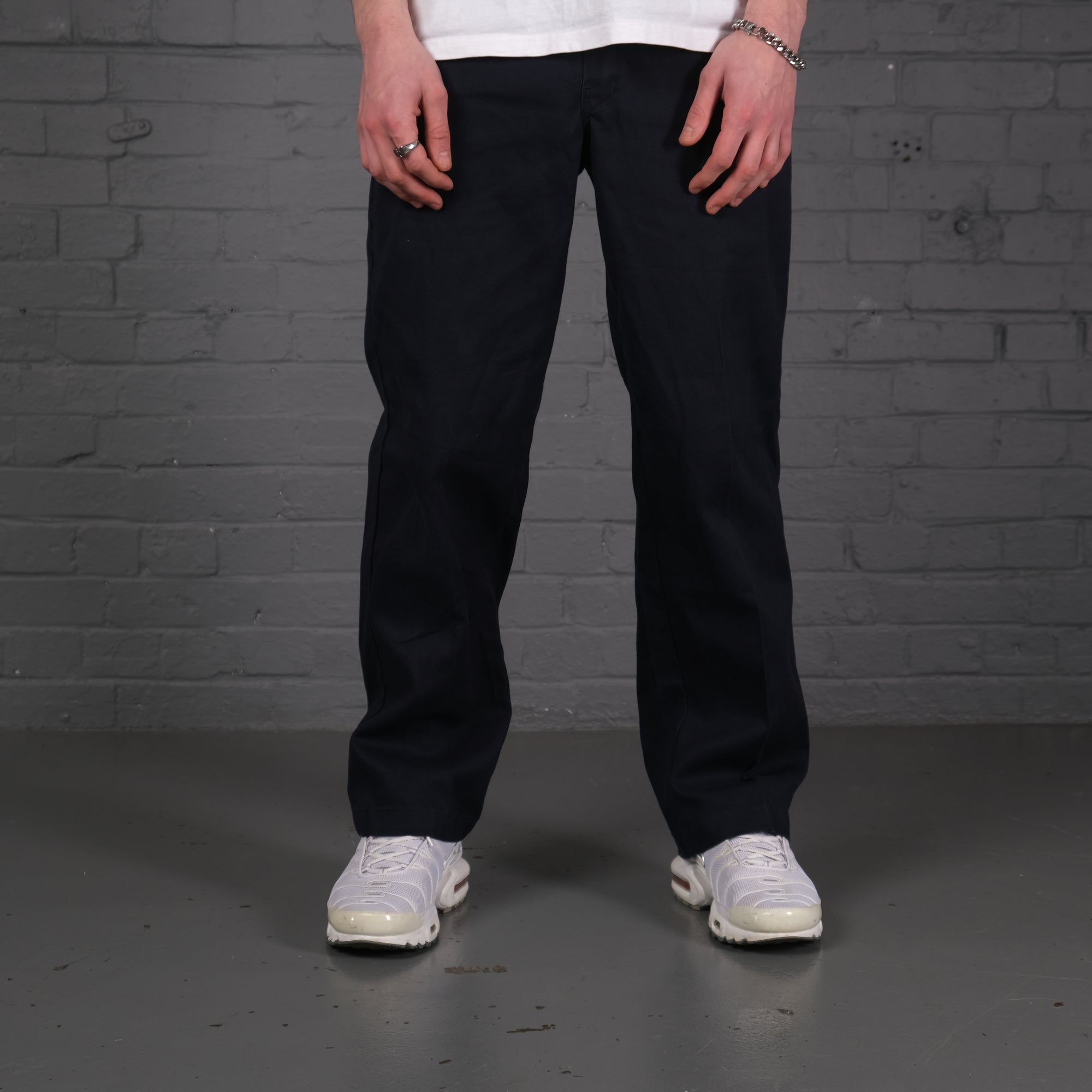 Vintage Dickies 874 Chino Trousers in Navy.