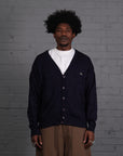 Vintage Lacoste Knitted Cardigan in Navy