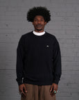 Vintage Lacoste Knitted Crewneck Jumper in Navy