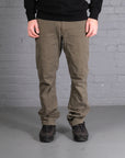 Carhartt Double Knee Jeans in Khaki Green.