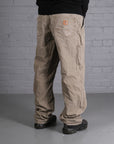 Vintage Carhartt Carpenter Jeans in Khaki Green