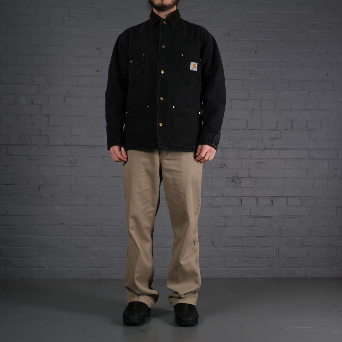 Vintage Carhartt Michigan Jacket in Black