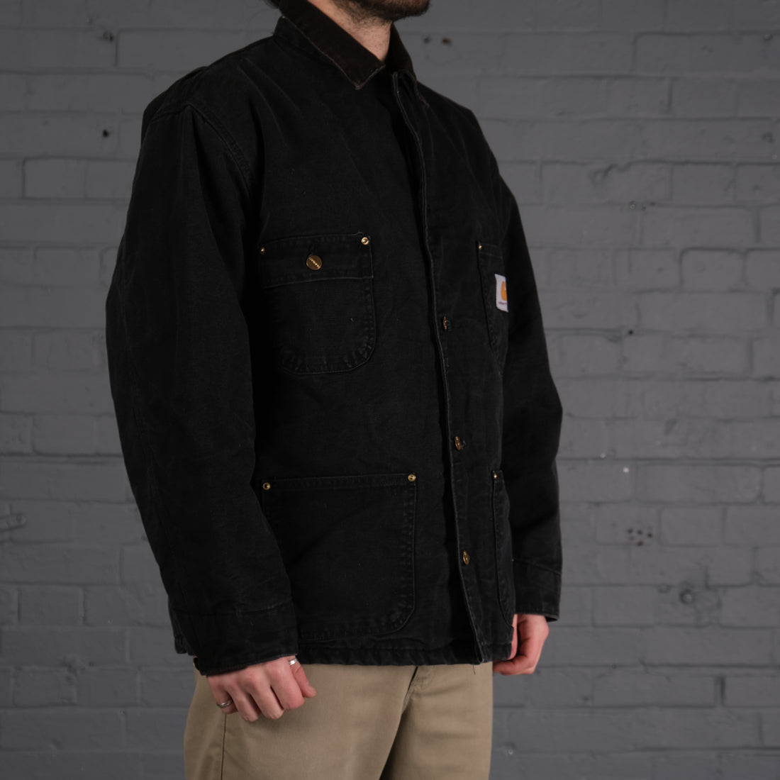 Vintage Carhartt Michigan Jacket in Black
