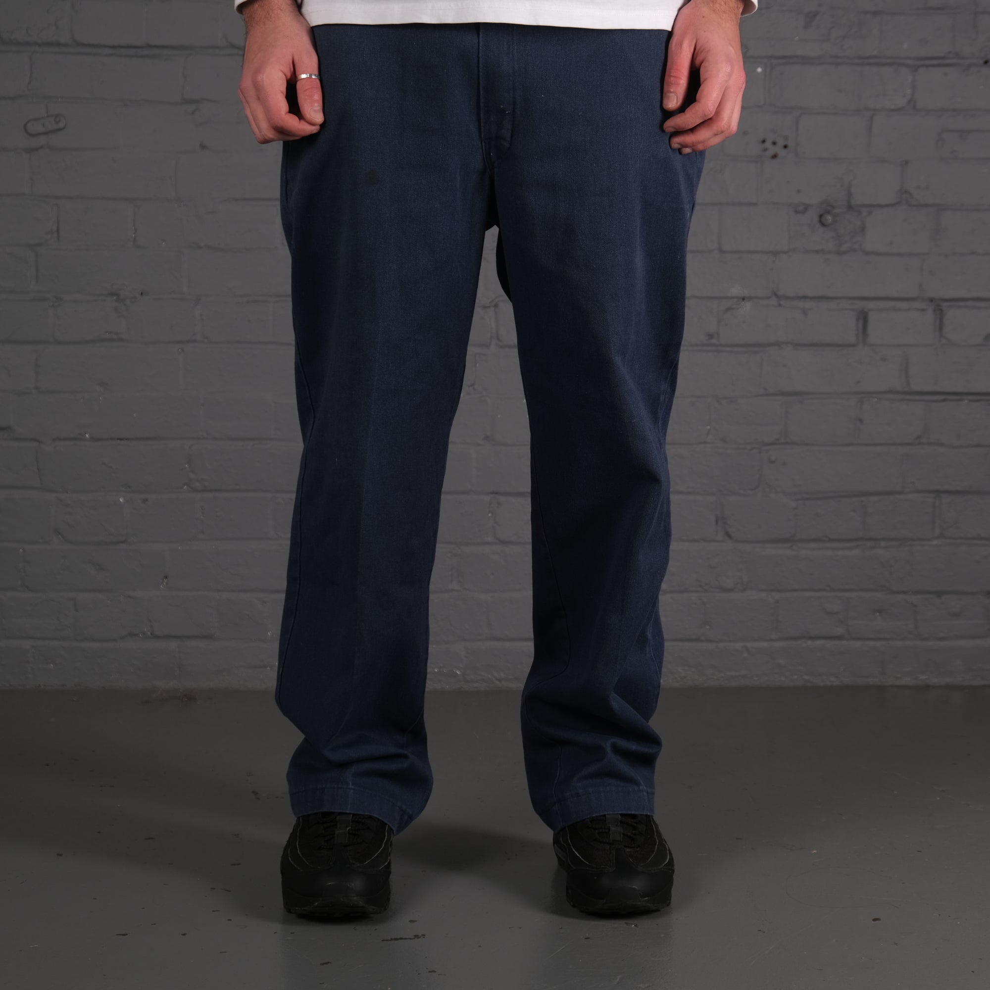 Vintage Dickies 874 chino trousers in Navy