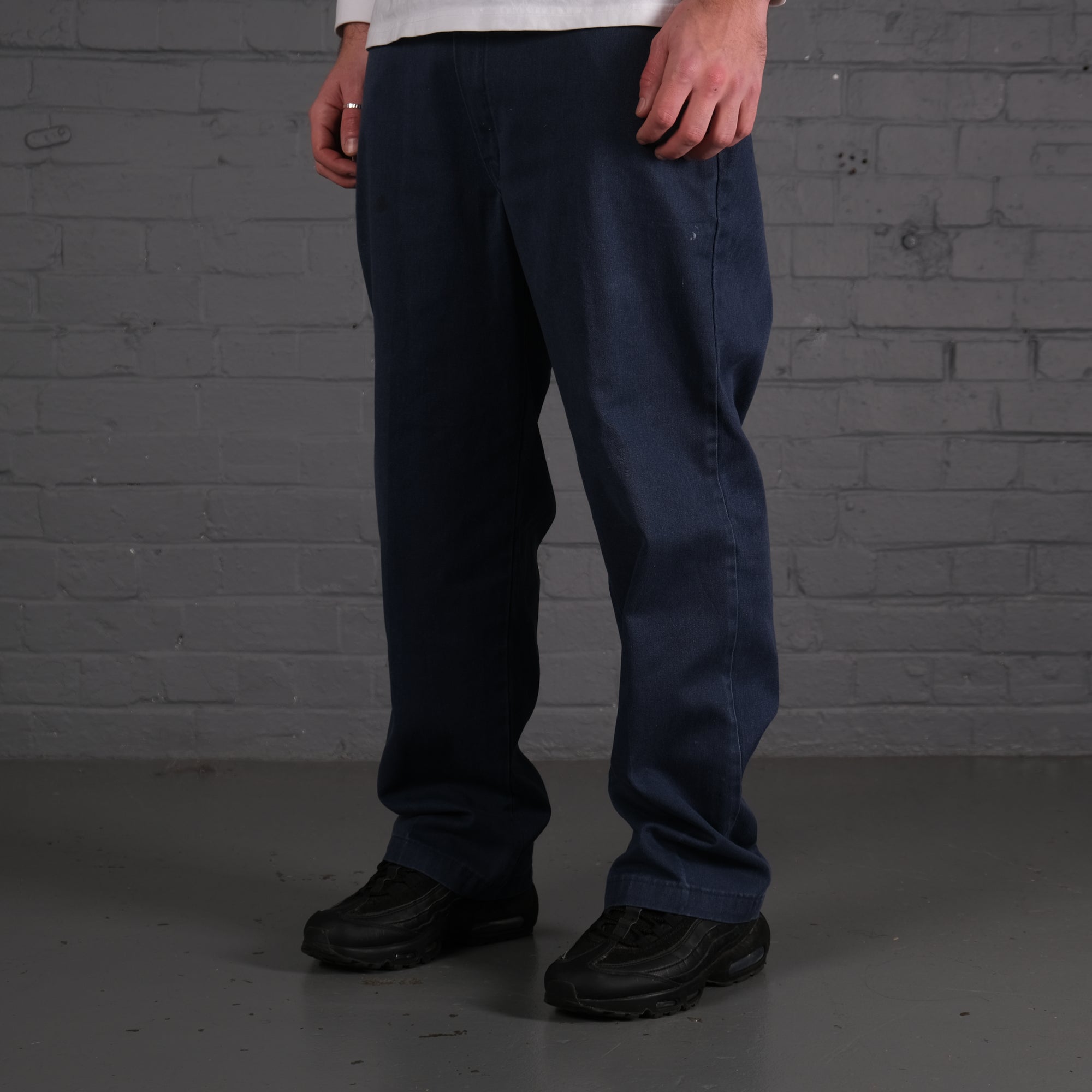 Vintage Dickies 874 chino trousers in Navy