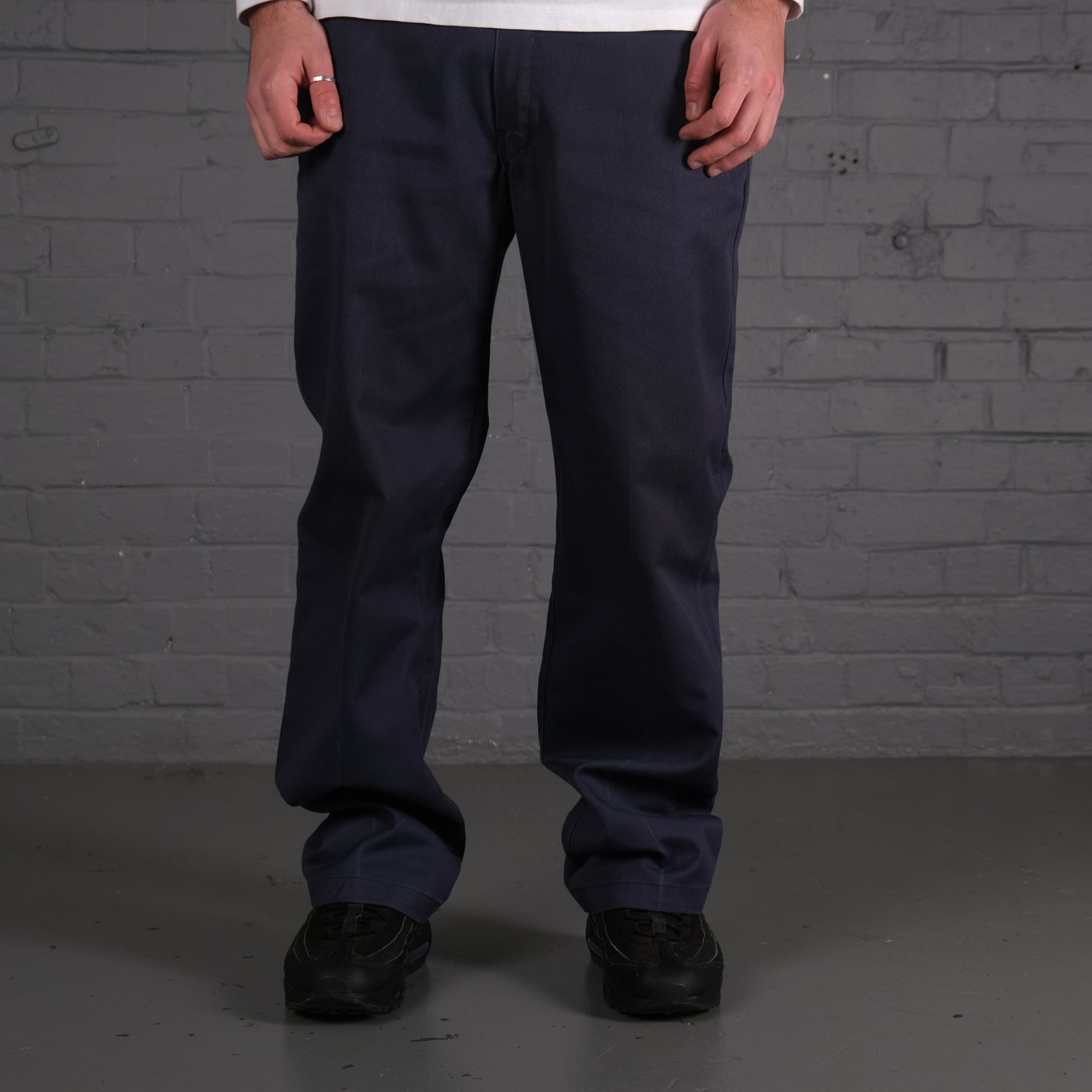 Vintage Dickies 874 chino trousers in Navy