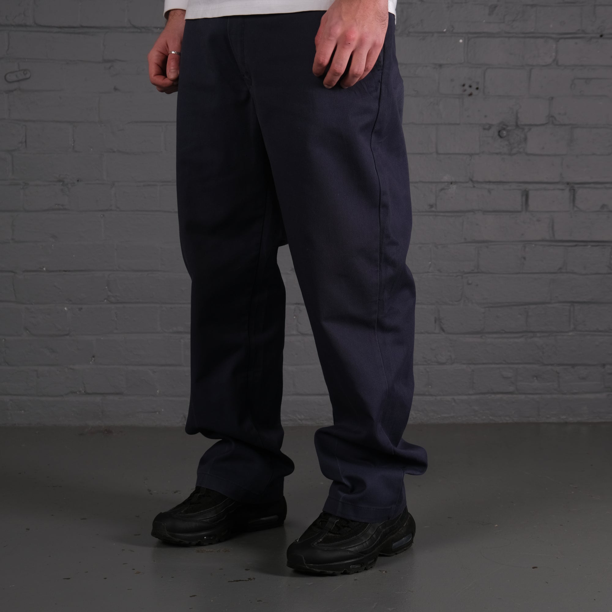 Vintage Dickies 874 chino trousers in Navy