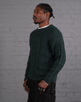 Vintage Burberry Knitted Crewneck Jumper in Green