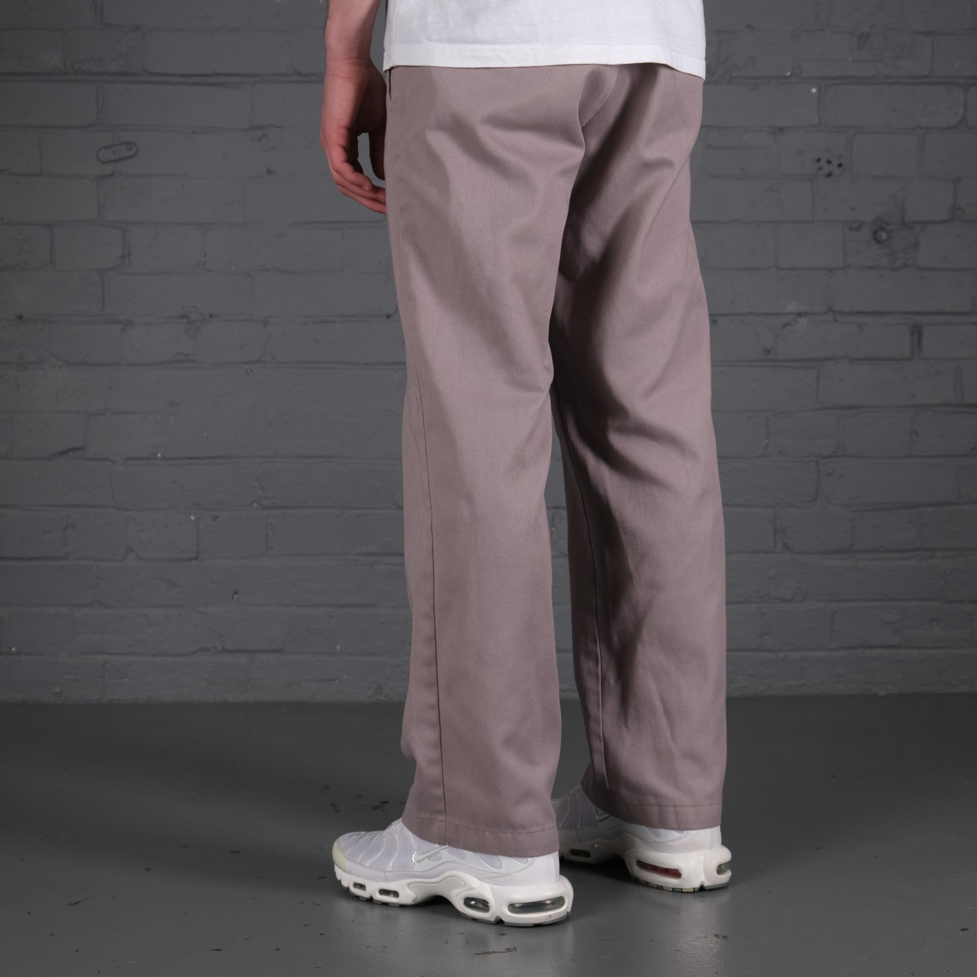 Vintage Dickies 874 chino trousers in Silver/Grey