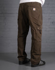 Vintage Carhartt Cargo Trousers in Khaki Green