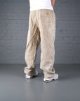 Vintage Carhartt Double Knee Jeans in Cream.