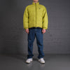 Vintage Nike reversible puffer jacket in lime green/navy