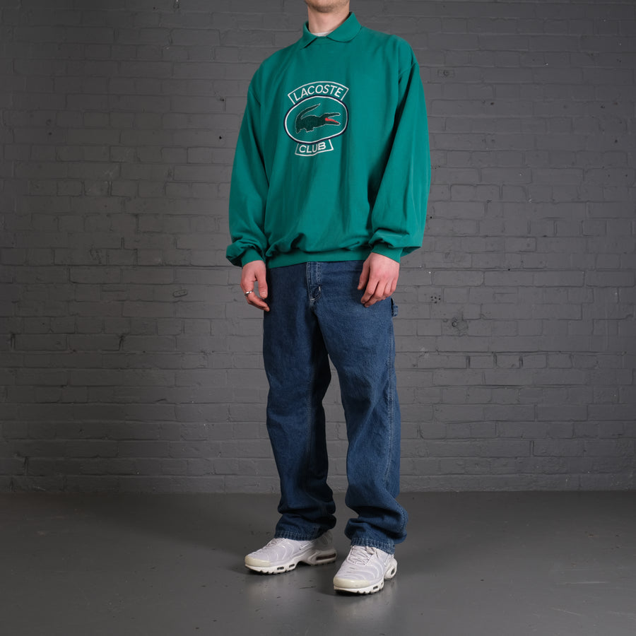 Vintage Lacoste sweatshirt in green