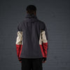 Vintage Oakley Ski Jacket in Grey, White and Red.
