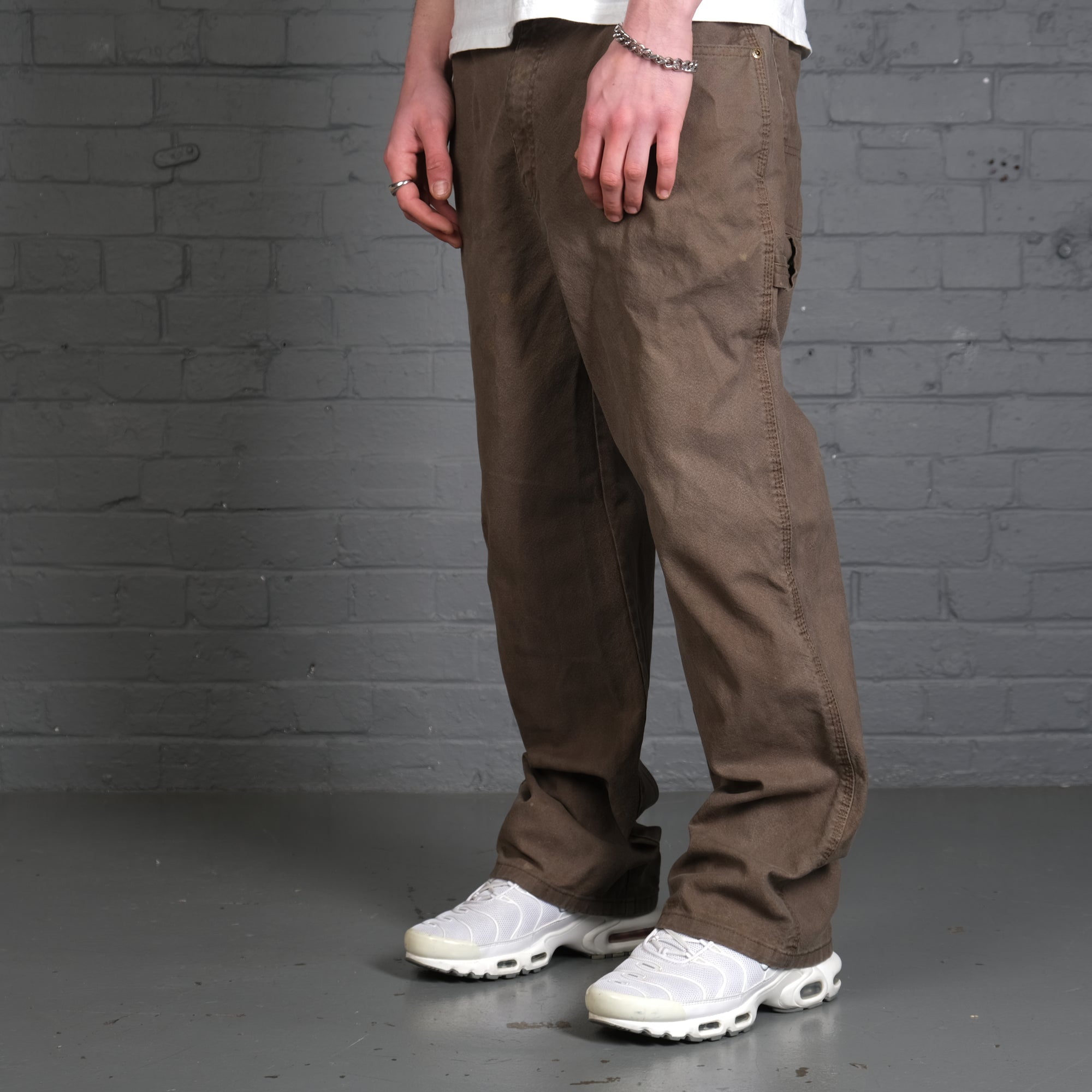 Dickies Carpenter Jeans in Khaki Green