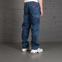 Vintage Dickies Double Knee Jeans In Blue Denim