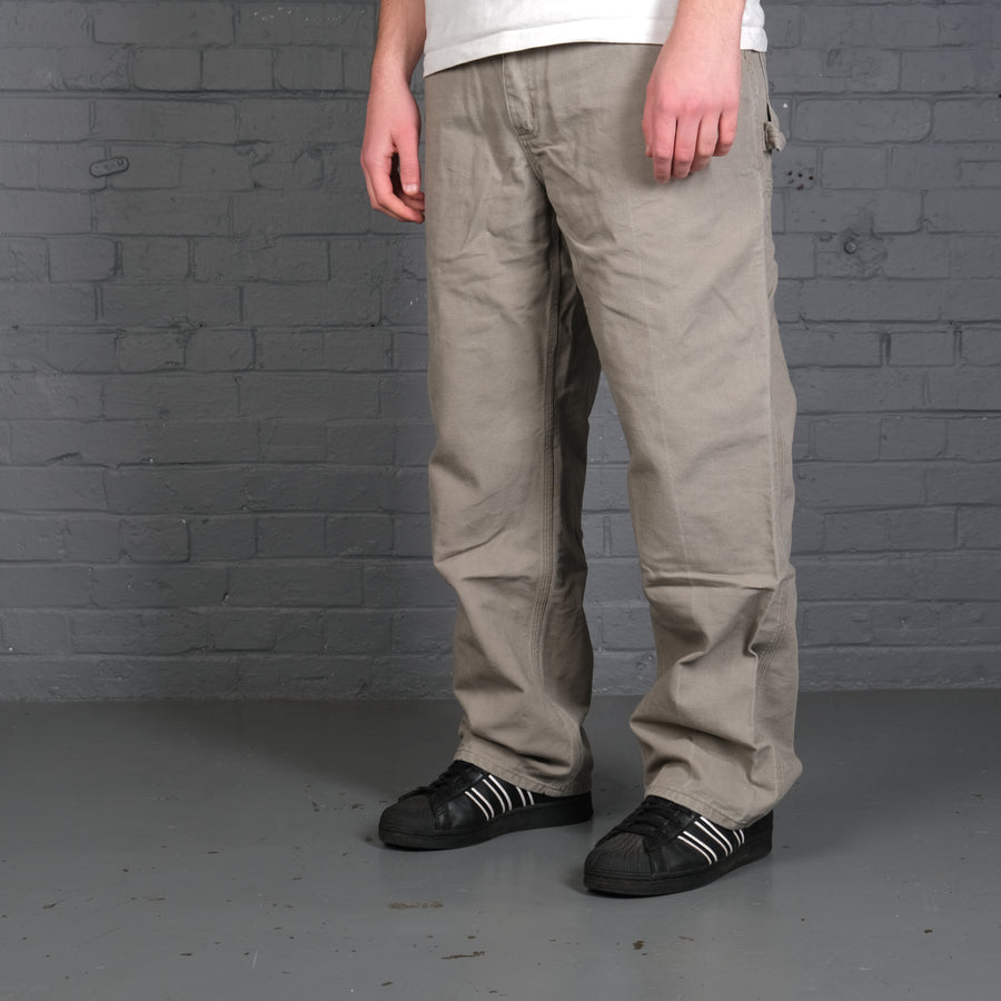 Carhartt Carpenter trousers in Cream