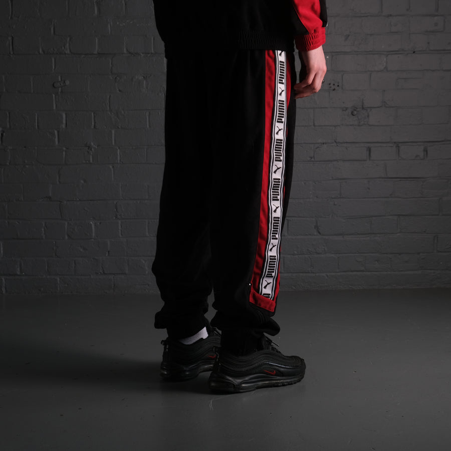 Vintage Puma Valour Tracksuit Set in Red and Black