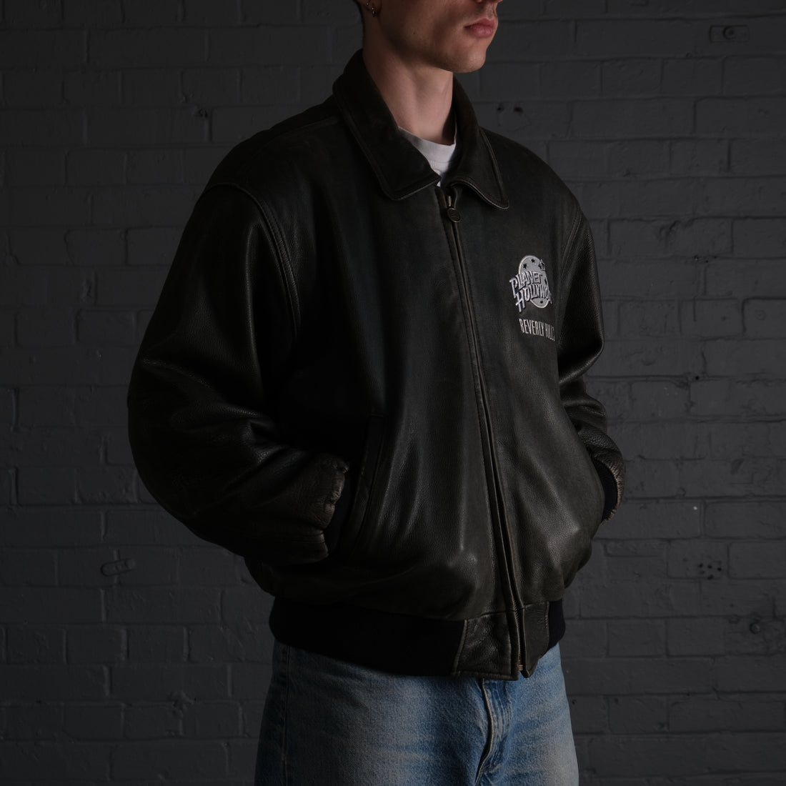 Planet Hollywood Jacket in Faded Black