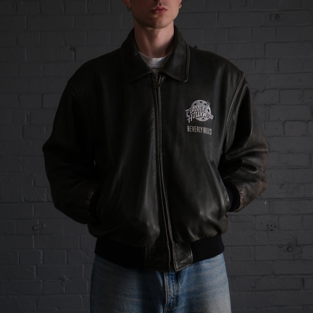 Planet Hollywood Jacket in Faded Black