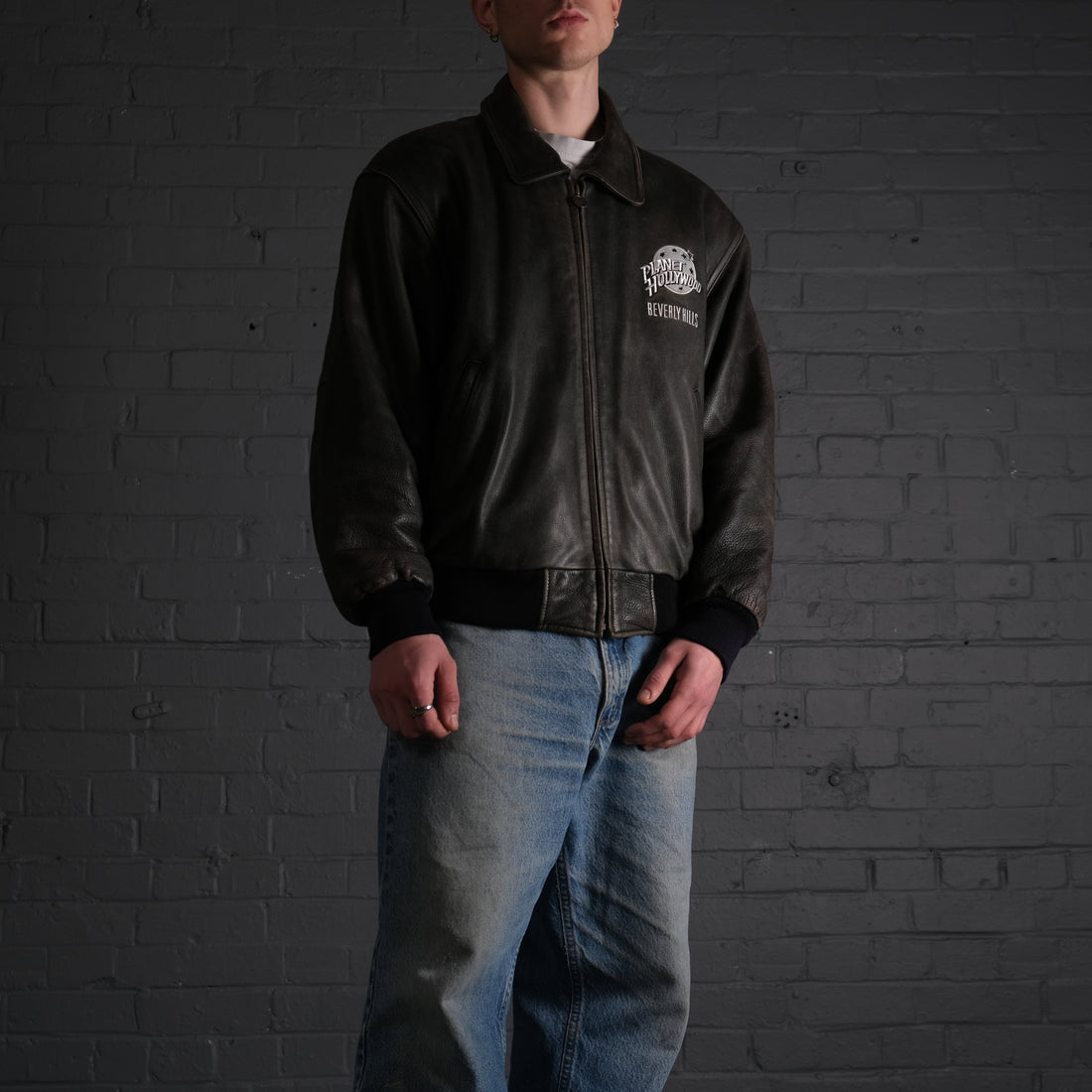 Planet Hollywood Jacket in Faded Black