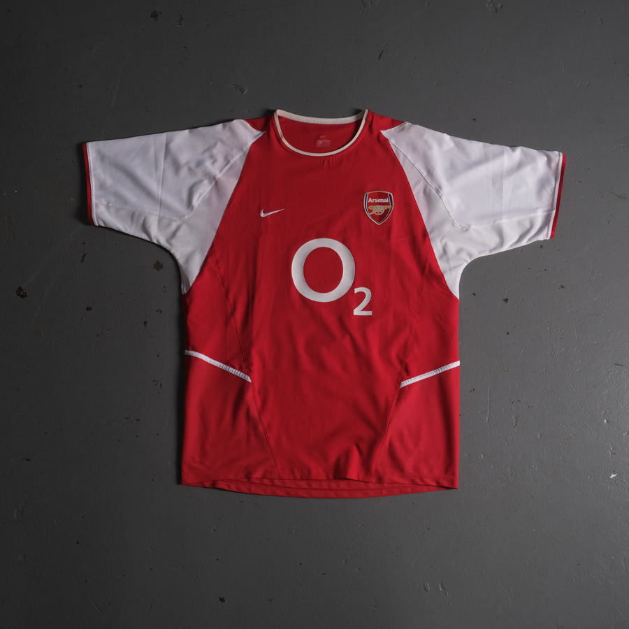 Vintage Nike Arsenal 02-03 Home Kit Football Shirt