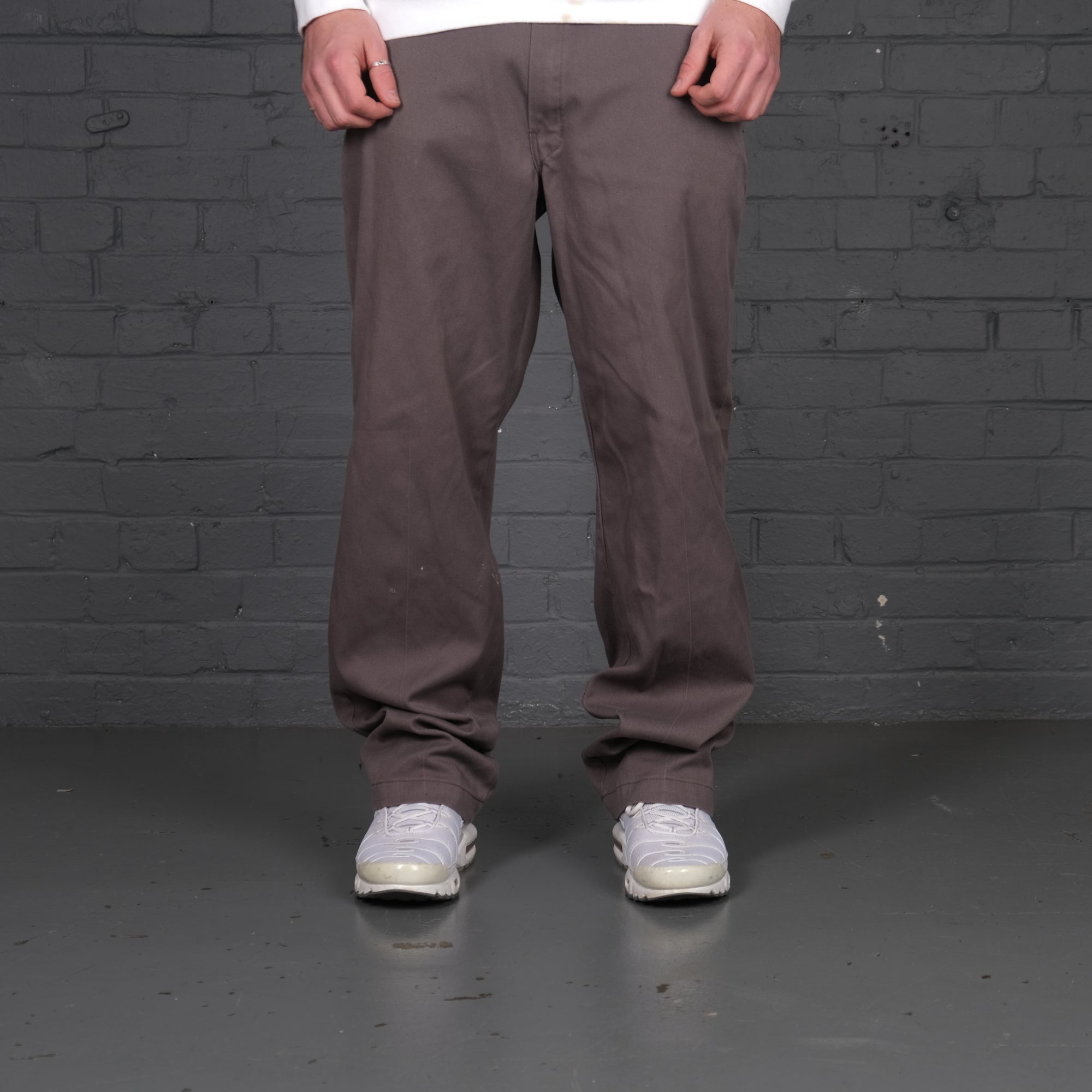 Vintage Dickies 874 chino trousers in Grey