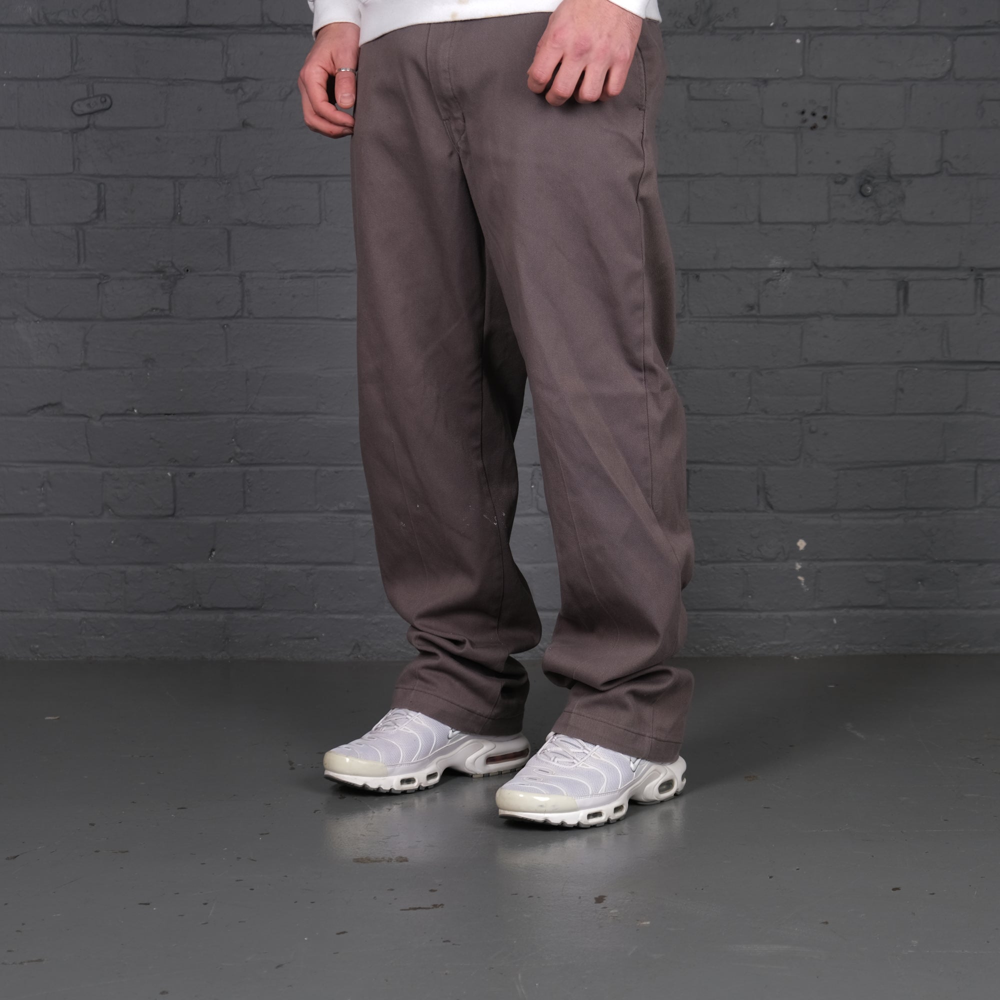 Vintage Dickies 874 chino trousers in Grey