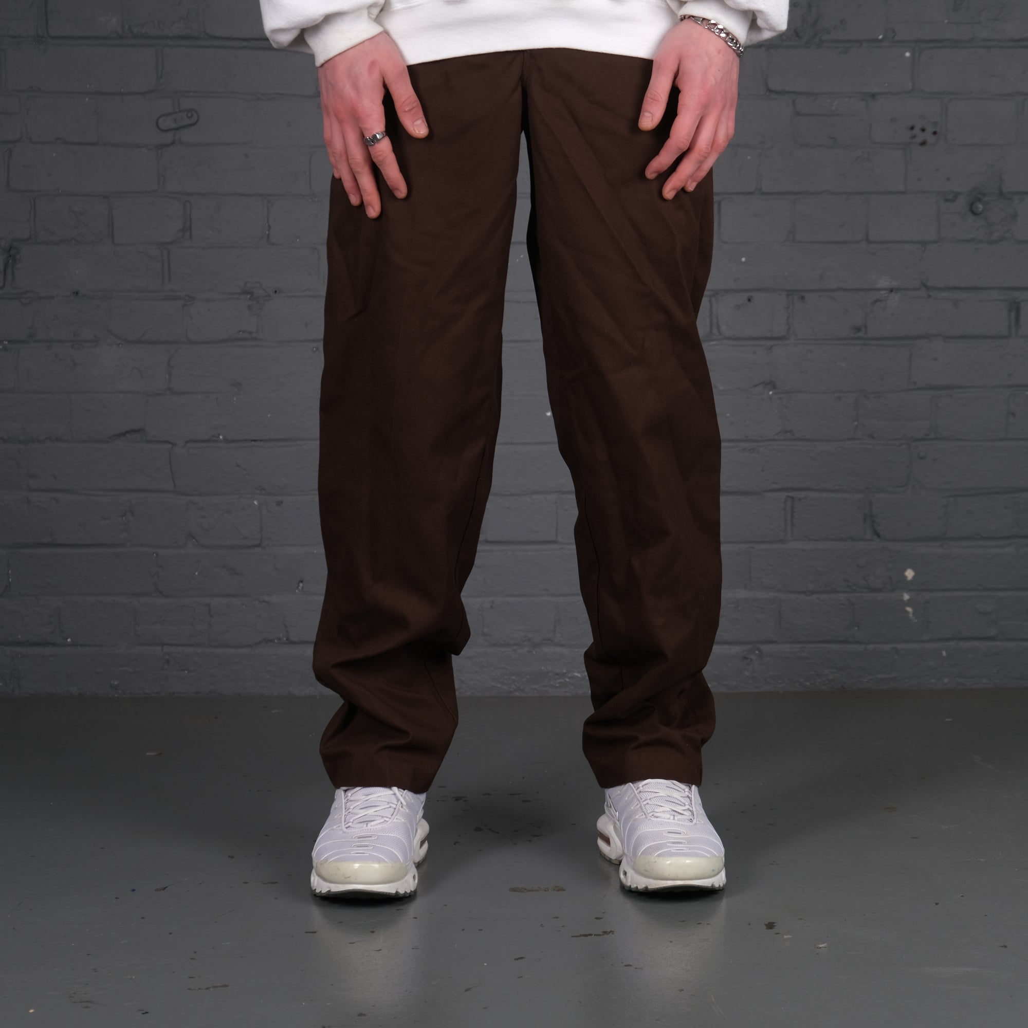 Vintage Dickies 874 chino trousers in Brown