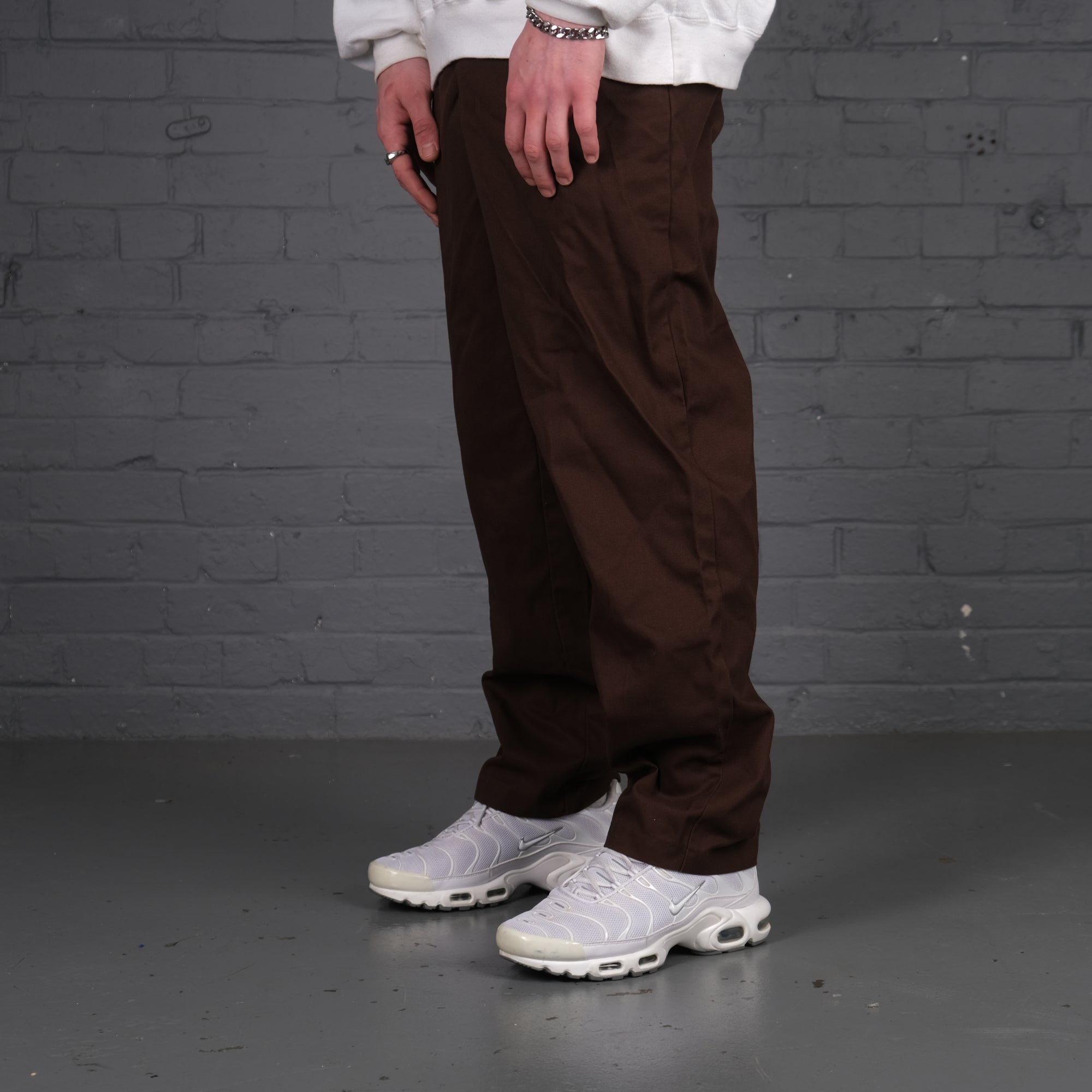 Vintage Dickies 874 chino trousers in Brown