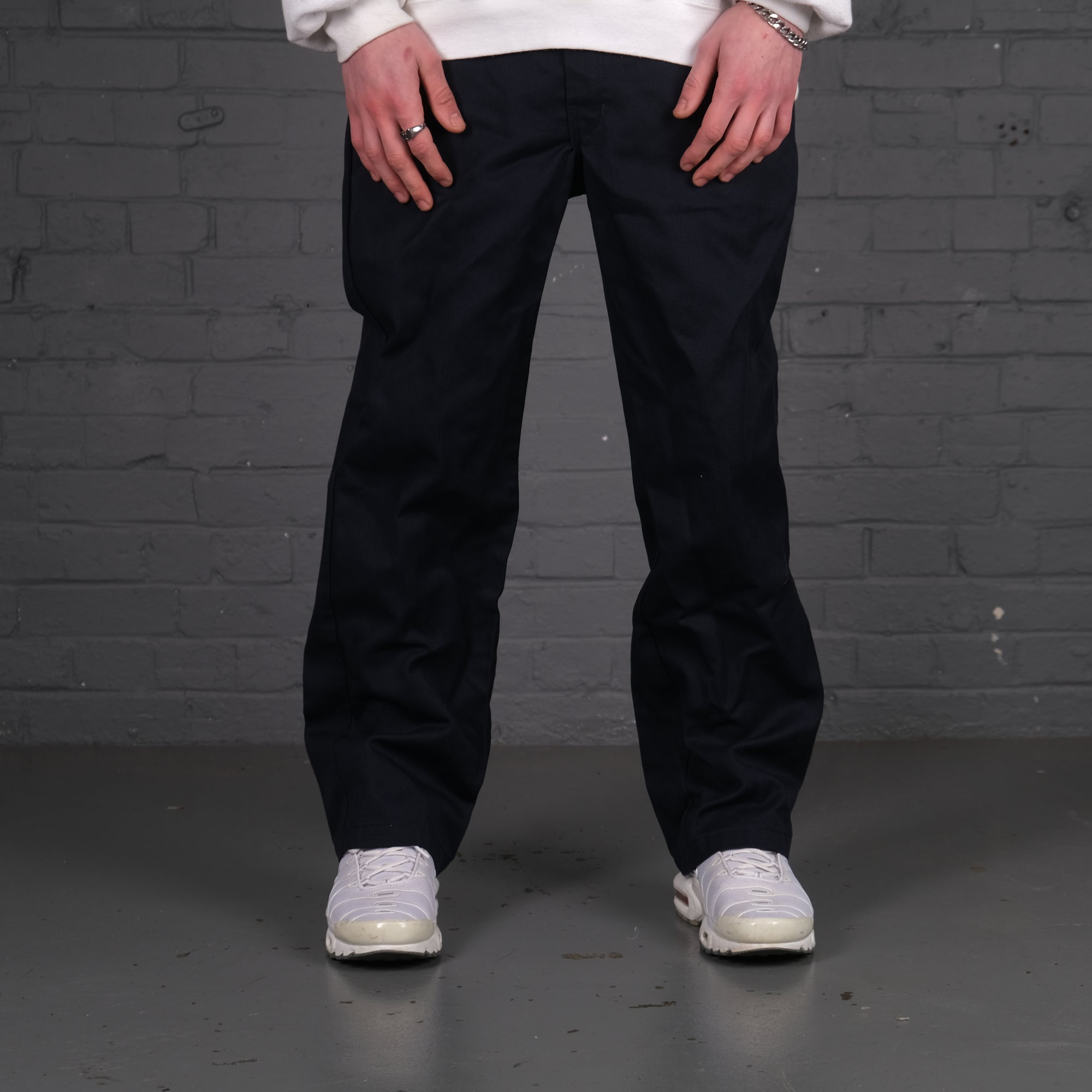 Vintage Dickies 874 chino trousers in Navy