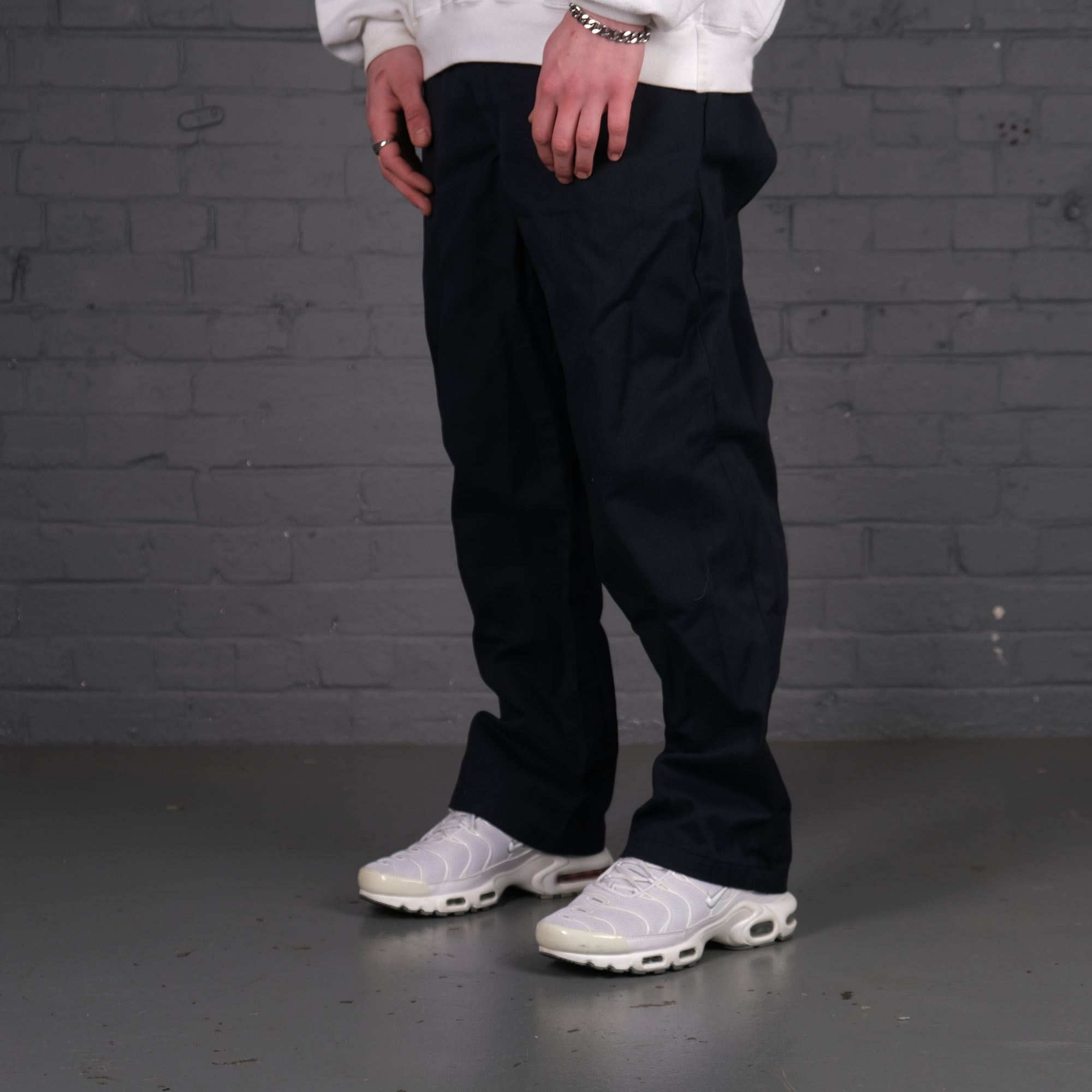 Vintage Dickies 874 chino trousers in Navy