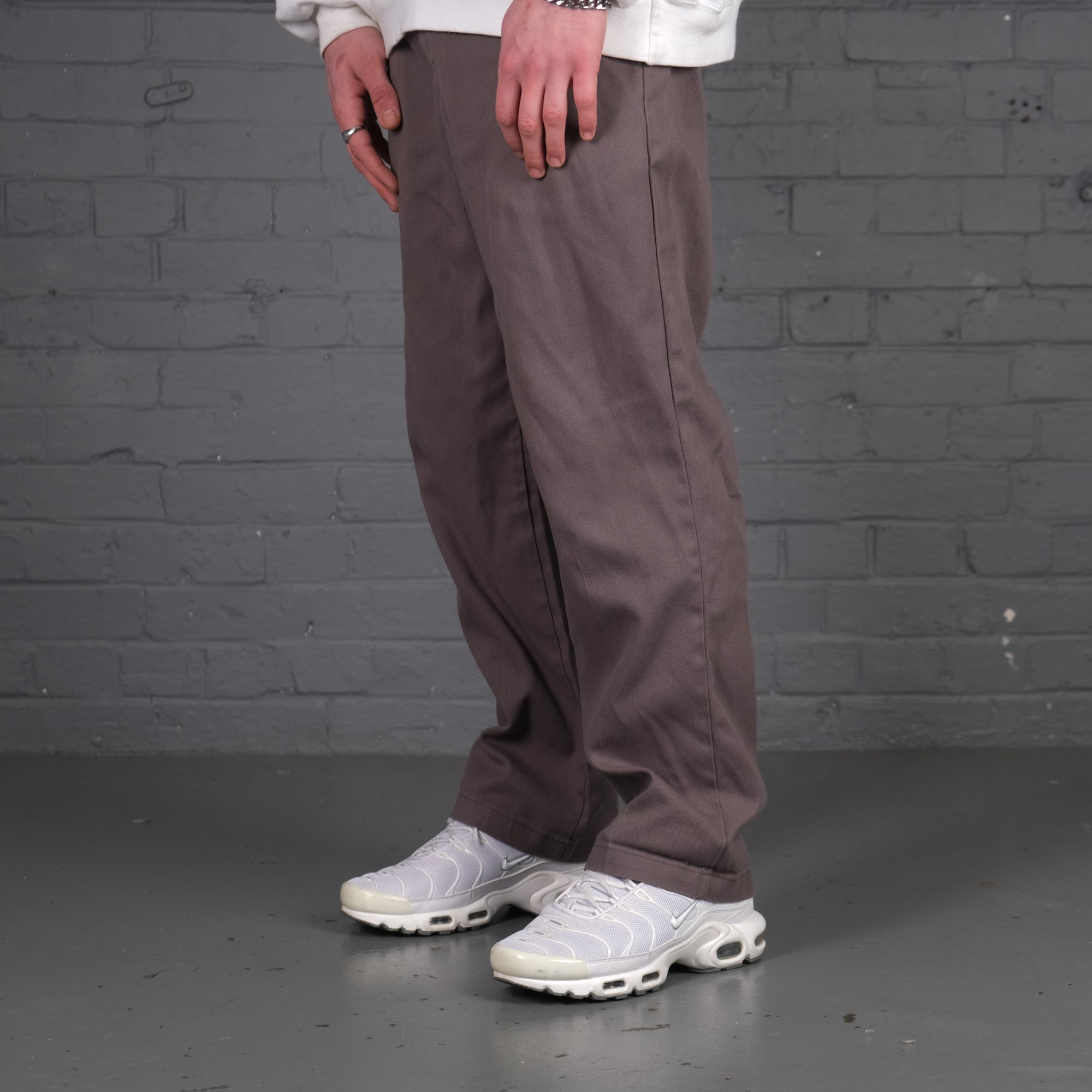 Vintage Dickies 874 chino trousers in Grey