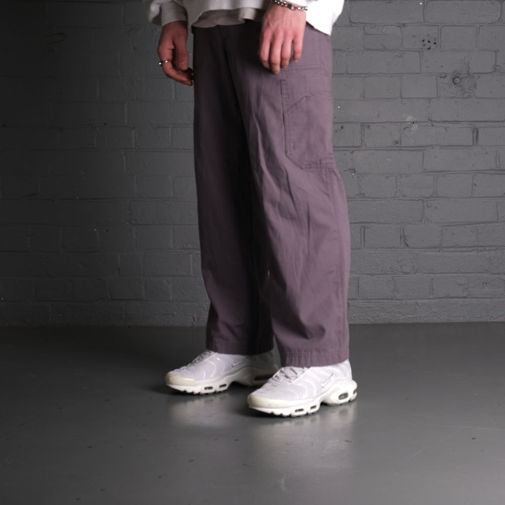 Light Carhartt Cargo Trousers in Grey