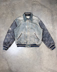 Vintage Crew Leather Varsity Jacket