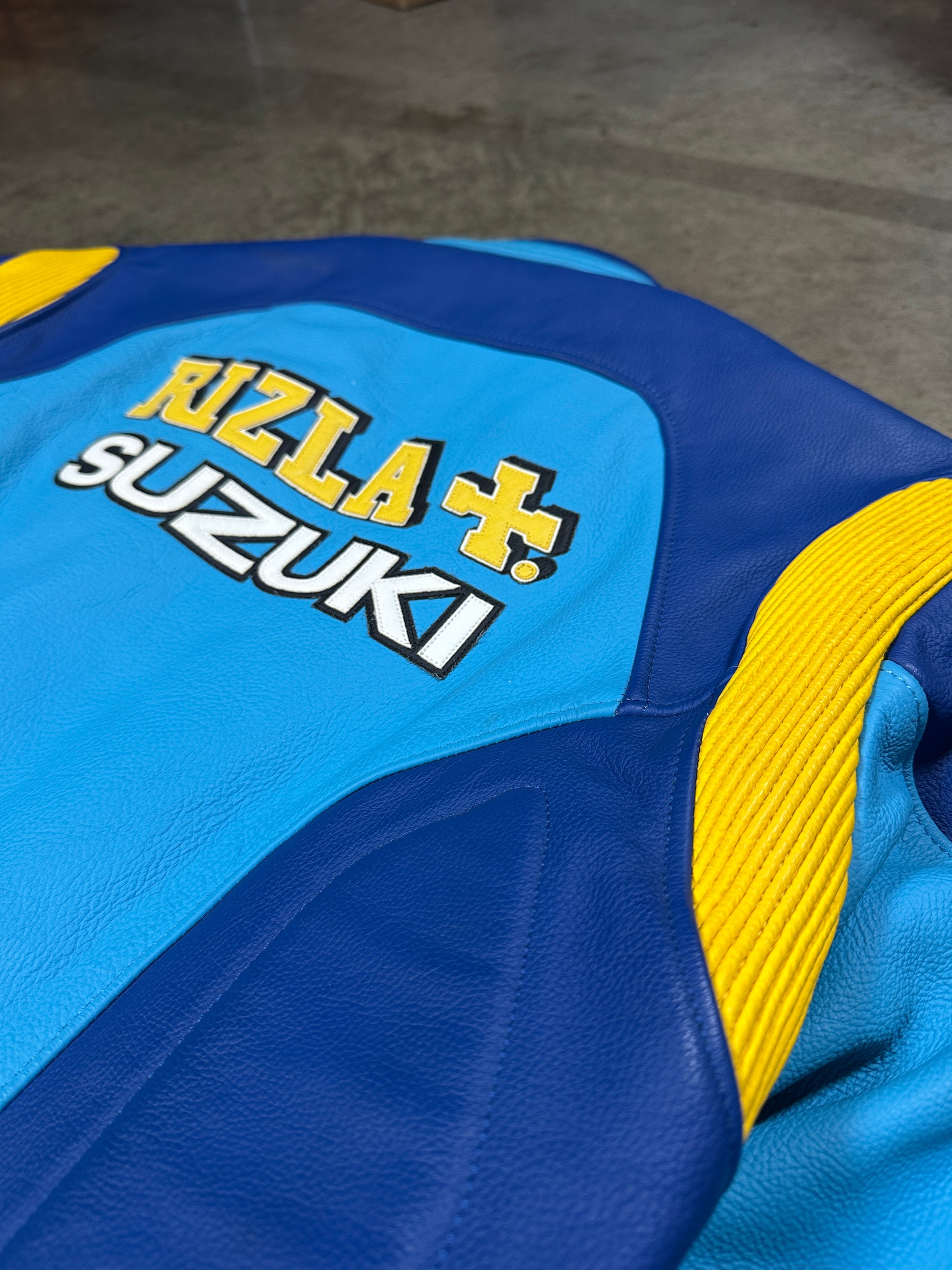 Vintage Rizla x Suzuki Leather Racing Jacket