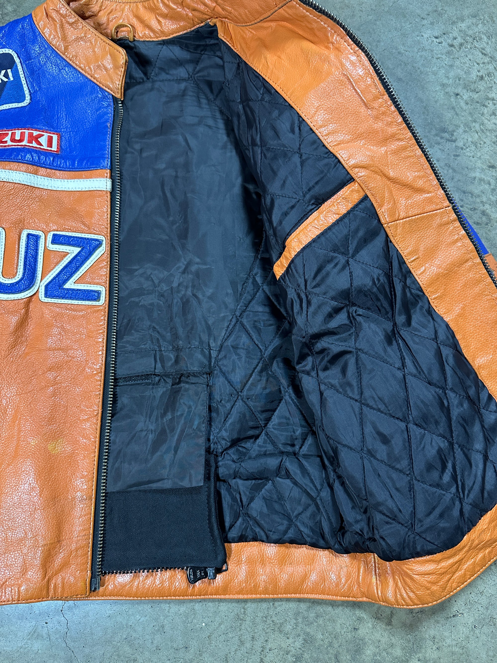 Vintage Suzuki Leather Racing Jacket