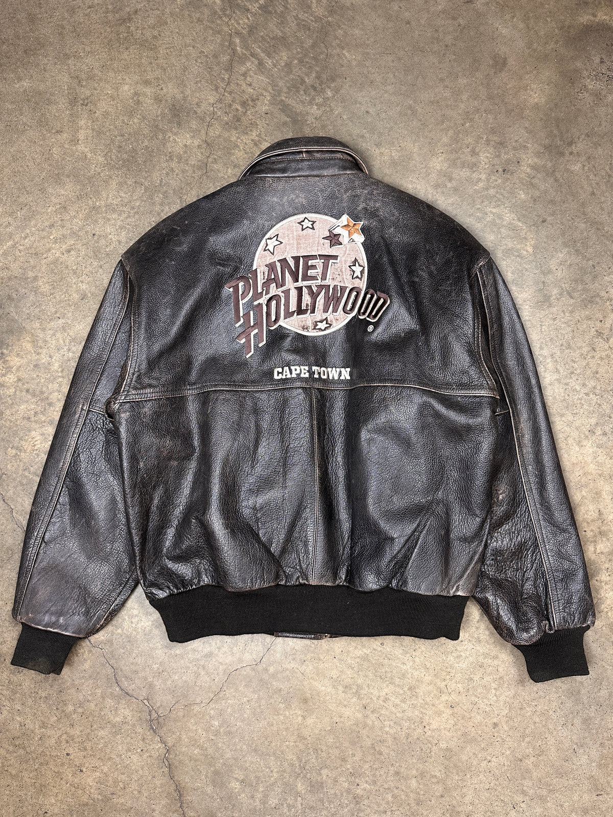 Vintage Planet Hollywood Leather Jacket
