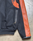 Vintage Harley Davidson Leather Varsity Jacket