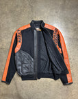 Vintage Harley Davidson Leather Varsity Jacket