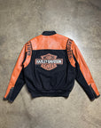 Vintage Harley Davidson Leather Varsity Jacket