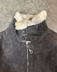 Vintage Shearling Flight Jacket
