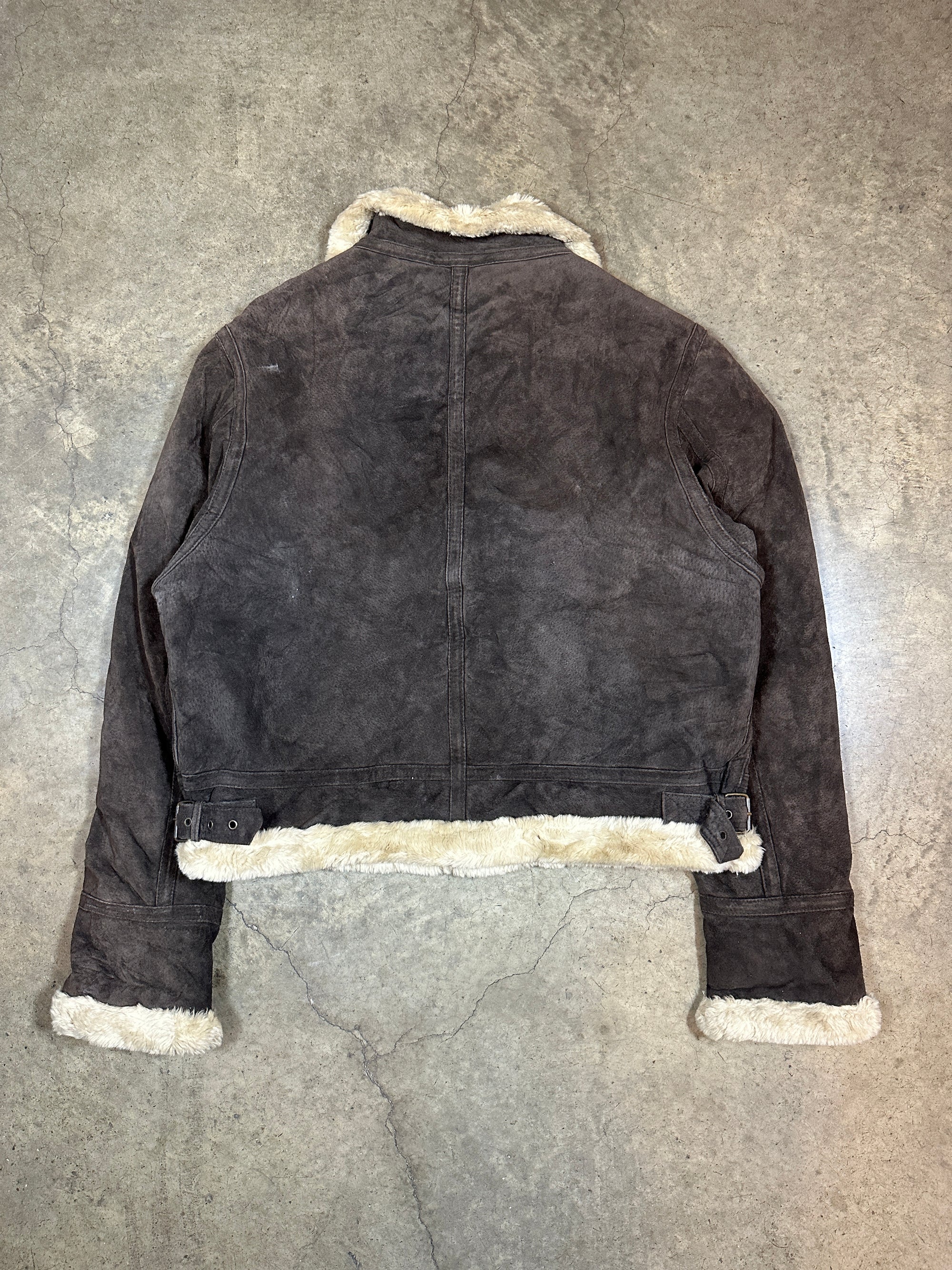 Vintage Shearling Flight Jacket