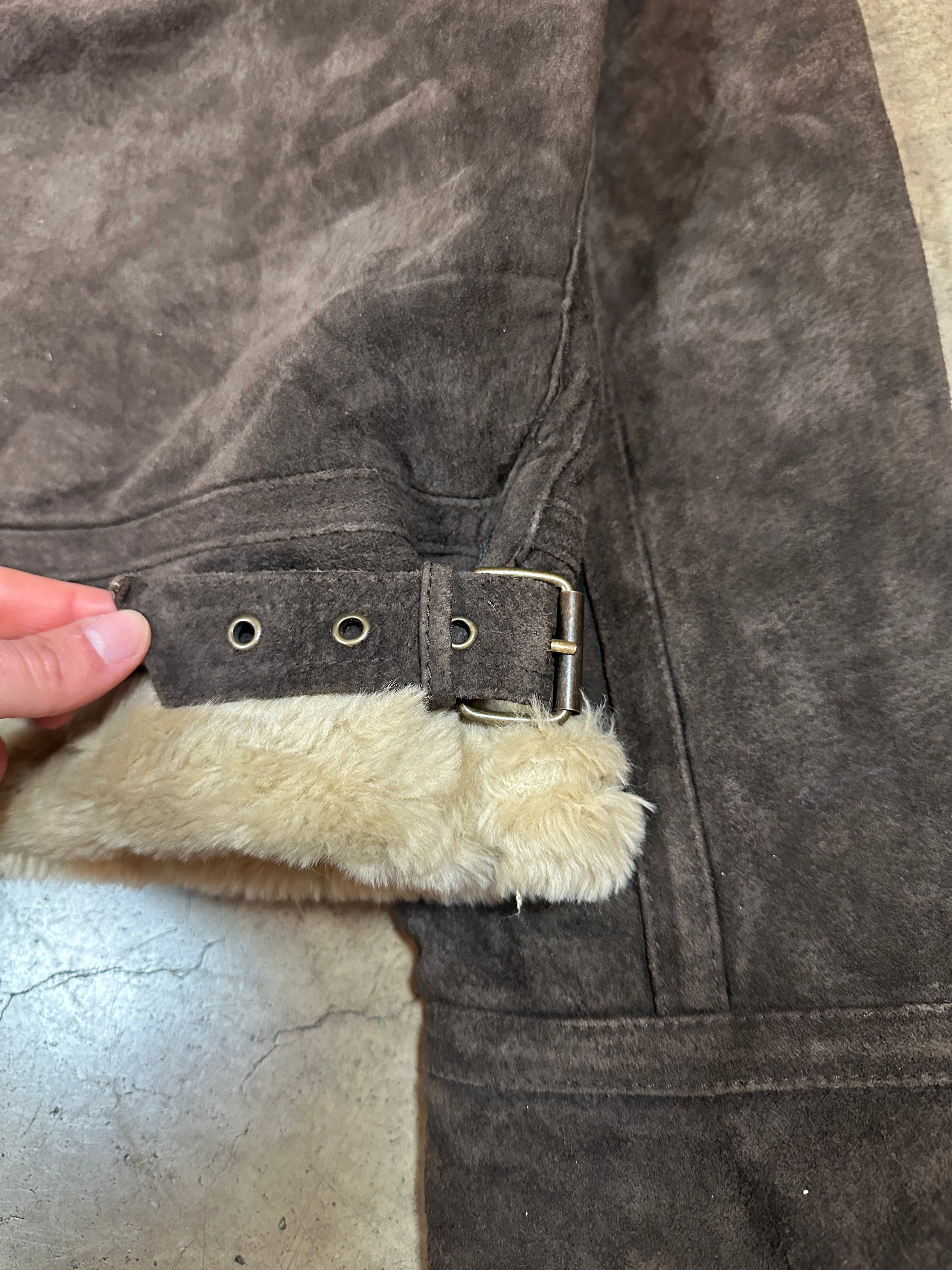 Vintage Shearling Flight Jacket