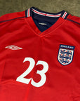 Vintage England Rooney '02 Reversible Away Umbro Football Jersey