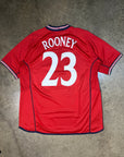Vintage England Rooney '02 Reversible Away Umbro Football Jersey