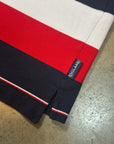 Vintage England Umbro Nationwide '02 Striped Football Polo