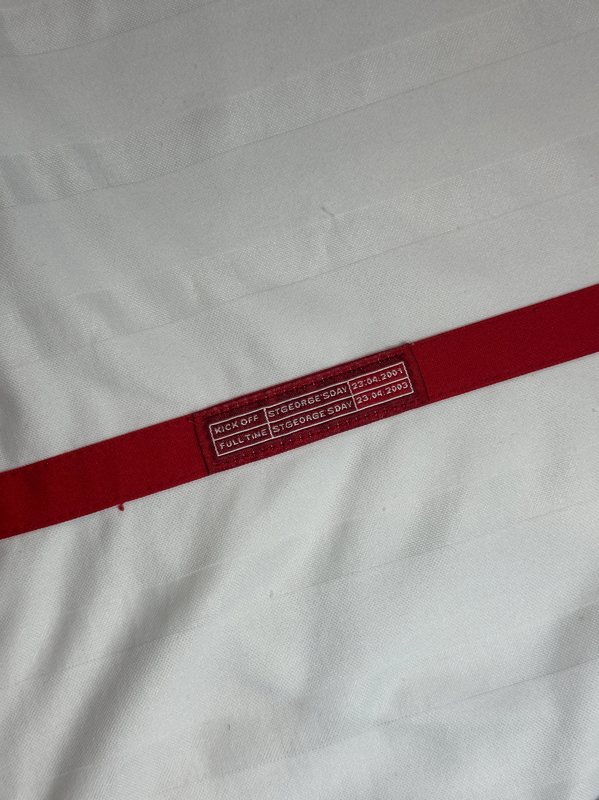 Vintage England Umbro '02 England Home Kit Size XL