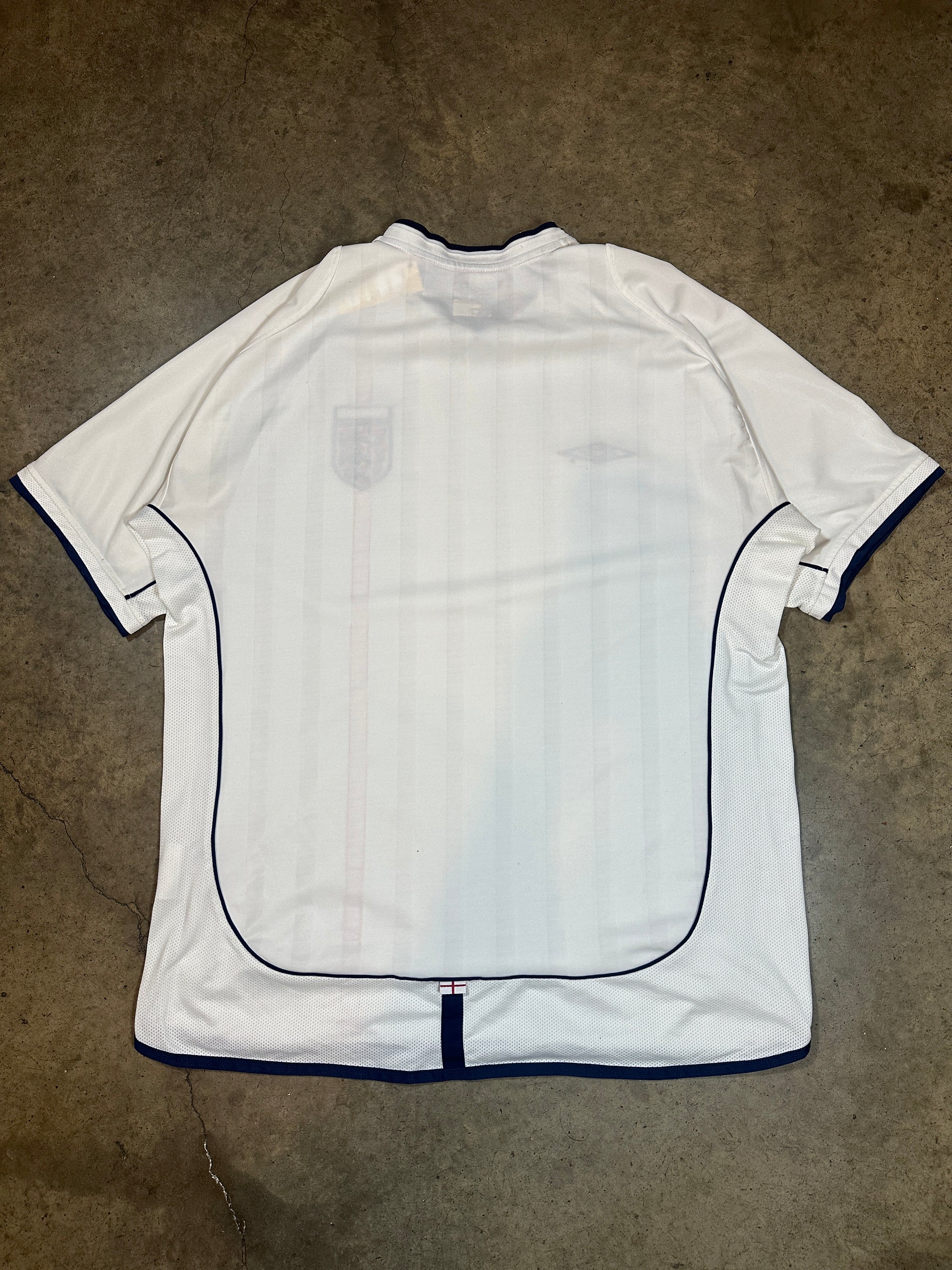 Vintage England Umbro '02 England Home Kit Size XL